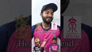 RR Vs RCB Head To Head Record #ipl #rrvsrcb #shorts
