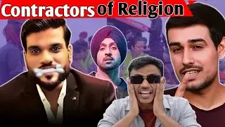 Contractors of Religion || 🤔😈🤡 Arvind Arora Vs Dhruv Rathee Diljit Dosanjh Roast bay afroj raj 