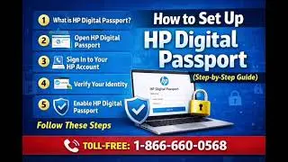 1-866-660-0568 - How to Set Up HP Digital Passport (Easy & Secure Login Guide) | www.123.hp.com