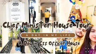 Css Officer Home Tour | Chief Minister Lahore House Visit and Stay | Css officer Life @itsrimsha50