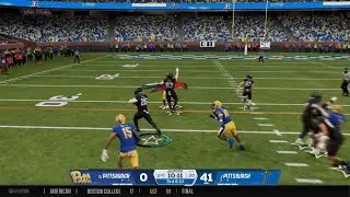 Nathan Bokin With A Rushing TD Vs Panthers