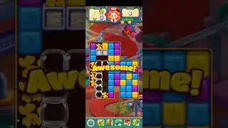 Toy Blast Level 7468 Win! 5 Extra Moves 🪙25! #toyblast #gameplay #fun #win #7468 #playon