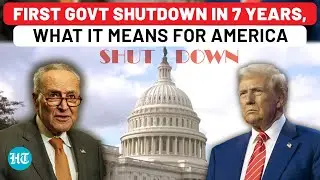 US Government Shuts Down Amid Trump Vs Democrats Battle | What It Means & What Happens Next