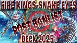 Fire King Snake Eyes (No Azamina) deck post banlist diciembre 2024