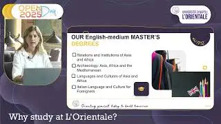 Why study at L'Orientale