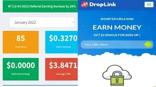 droplink.co Best Highest Rating URL Shortener 22