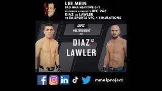 #UFC266 54 Year Old Pro Heavyweight #leemein Predicts #nickdiaz #robbielawler #shorts