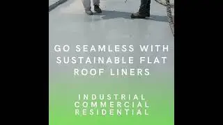 Sustainable Seamless Flat Roof Liners www.rubberit.ca #ontario #roofing  #flatroofing #sustainable
