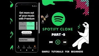 Spotify UI Flutter clone || Spotify clone - PART - 5