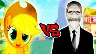 Applejack Vs Slender Man Army - Epic Battle - Left 4 dead 2 Gameplay (Left 4 Dead 2 MLP Custom Mod)