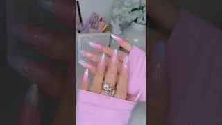 Polygel Fill And Design Change With My Non-Dominant Hand 🤍