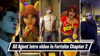 All Agent Intro Video (Midas, Skye, Meowscles, TNTina and Brutus) in Fortnite Full HD