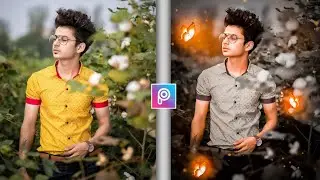 PicsArt Glowing Butterfly Photo Editing || PicsArt magic Glowing Butterfly Editing || Pinku Editz
