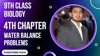 Water balance problems || Class 9th || Chapter 4 || Biology