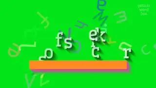 ФОССИКЕР &ndash; КАК СКАЗАТЬ ФОССИКЕР?  #ископаемый (FOSSICKER - HOW TO SAY FOSSICKER? #fos