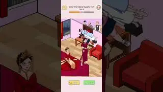 Tricky twist Level 10 Help the bride block the door #trickytwist