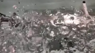 Closeup Underwater Shock Wave Test In Slow Motion