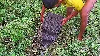 Best Eel Fish Trap | Smart Boy Build Eel Fish Trap