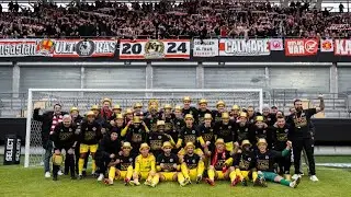 Kalmar FF klara f&ouml;r Allsvenskan 2026 - firandet efter slutsignalen