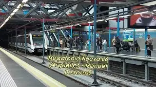 Metro de Madrid: Megafonia Nueva L6 (Argüelles - Manuel Becerra)