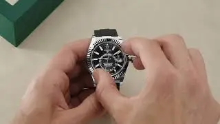 How To Set Your New Rolex Sky Dweller !