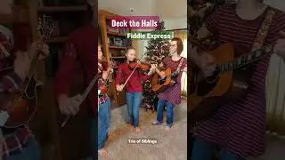 Deck the Halls #fiddle #fiddleexpress #christmas #mandolin #guitar