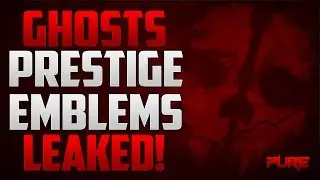 Call of Duty Ghosts: All Prestige Emblems Leaked! 1-10th (COD Ghosts Multiplayer Emblems)