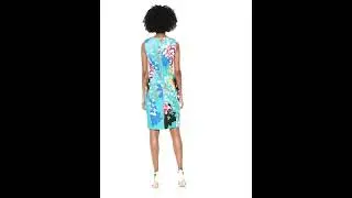 Calvin Klein Women's Scuba Crepe Sleeveless Princess Seam Sheath Dress Lagoon
