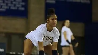 ETSU Volleyball NCAA First Practice