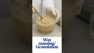 Tablet Preparation Steps- Wet granulation...