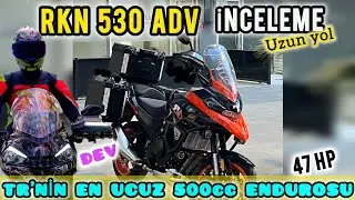 🔥RKN 530 ADV ADVENTURE İNCELEMESİ#A2 ehliyetine uygun en iyi 500cc motosiklet se&ccedil;eneği#MITT 530 TT