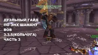ДУЭЛЬНЫЙ ГАЙД ПО ЭНХ ШАМАНУ ВОВ 3.3.5 (КОЛЬЧУГА) Ч.3