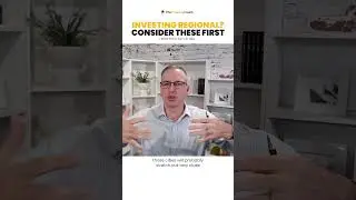 Investing Regional? Consider these first!