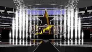 WWE WrestleMania 32 Brock Lesnar Entrance Stage Animation + Pyro