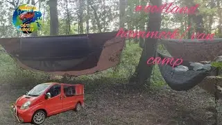 Woodland Hammock / van camp with the boy
