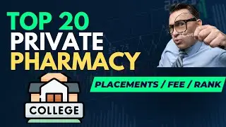 Top 20 Private Pharmacy college 2023 | BPharma | Placements | Fees |  Rank 11 to 20 | NIRF Ranking