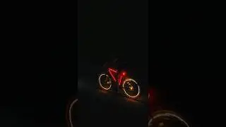 Bike Decked Out in LED Lights From Last Christmas! 🚴&zwj;♂️💡