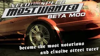 Need for Speed: Most Wanted - Beta mod [Announce trailer]