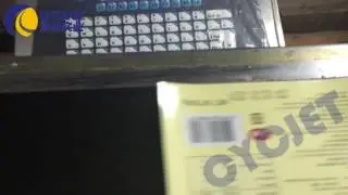 PE Foob pacakge bags printing by CYCJET B3020 Small Character Inkjet Printer/CIJ Printer