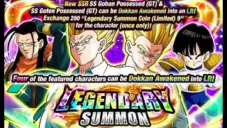Legendary Summon [Possessed SS Gohan (GT) & SS Goten (GT)] + Ticket Summon - DBZ Dokkan Battle