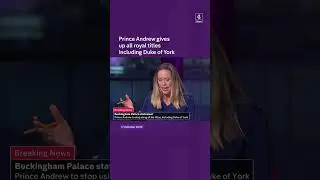 Принц Эндрю отказывается от королевских титулов