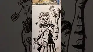 #inktober #inktober25 #comicartist #comicart #comicartwork
