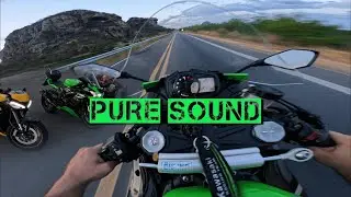 TESTANDO UMA ZX6R 636 2020 COM ESCAPAMENTO FULL | PURE SOUND | CARBOX RACING