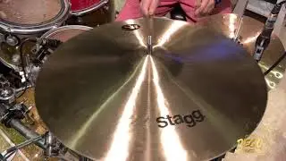 Review / Teste Stagg Medium Crash 18