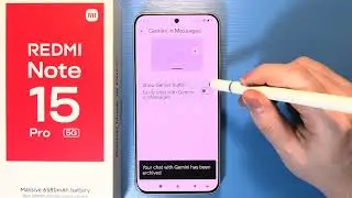 Redmi Note 15 Pro 5G: Как включить/отключить Gemini в сообщениях