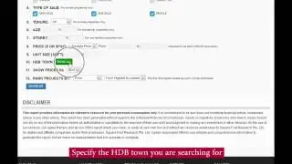 Square Foot Research - Searching for specific room HDB in a certain estate