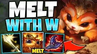AUTO THREE TIMES AND WATCH THEM MELT! FULL AP GNAR MID IS HILARIOUS! - League of Legends