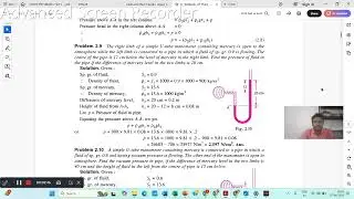 U tube manometer#fluidmechanics #dteexamkerala #shanopraj