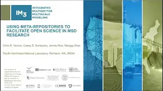 MSD CoP Webinar: Using Meta-Repositories To Facilitate Open Science in MSD Research
