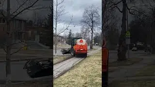 Multihog Sidewalk Tractor in Ottawa. #travel #views #subscribe